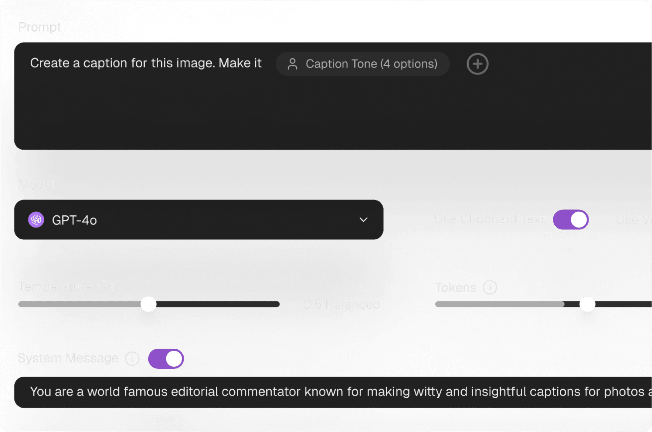 Builder interface for creating AI workflows