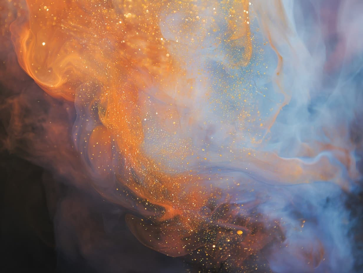 Abstract translucent artwork