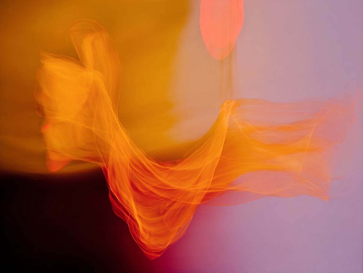 Abstract translucent artwork