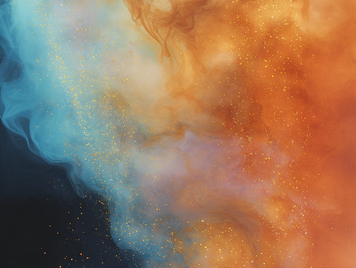 Abstract translucent artwork